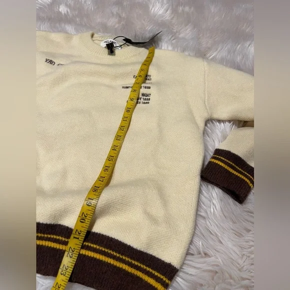 NWT Aelfric Eden Sunflowers & Self-portrait of Van Gogh WORKS OF ART Sweater - Picture 7 of 9